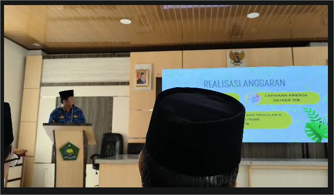Tingkatkan Akuntabilitas, MAN 2 Kerinci Ikuti Evaluasi Realisasi Anggaran Triwulan III