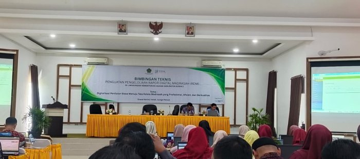 Operator RDM MAN 2 Kerinci Ikuti Bimtek Penguatan Pengelolaan Rapor Digital Operator RDM MAN 2 Kerinci Ikuti Bimtek Penguatan Pengelolaan Rapor Digital