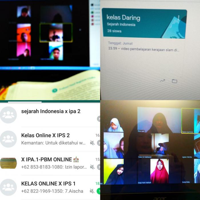 LIBUR PANDEMI COVID-19 SISWA MAN 2 KERINCI BELAJAR SECARA ONLINE