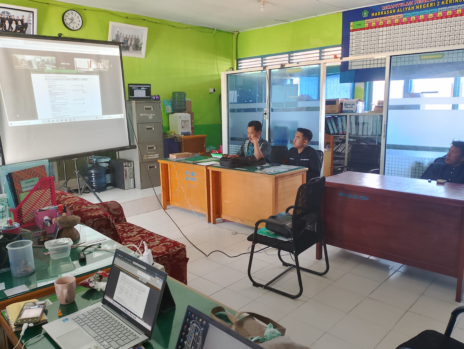 MAN 2 Kerinci  Bimtek Pengisian Laporan Kerja Eloktronik Zona Integritas