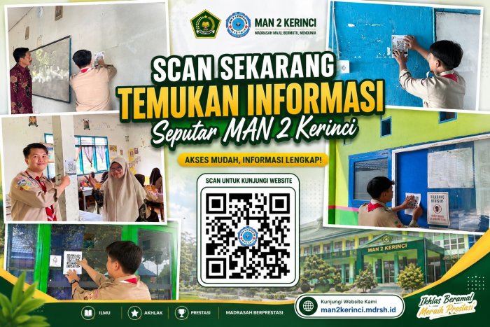 MAN 2 Kerinci Perluas Akses Informasi Digital melalui Pemasangan QR Code di Area Madrasah MAN 2 Kerinci Perluas Akses Informasi Digital melalui Pemasangan QR Code di Area Madrasah