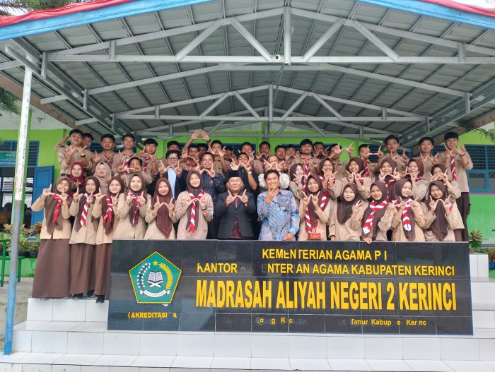 Universitas Islam Negeri Imam Bonjol Padang Berkunjung ke MAN 2 Kerinci