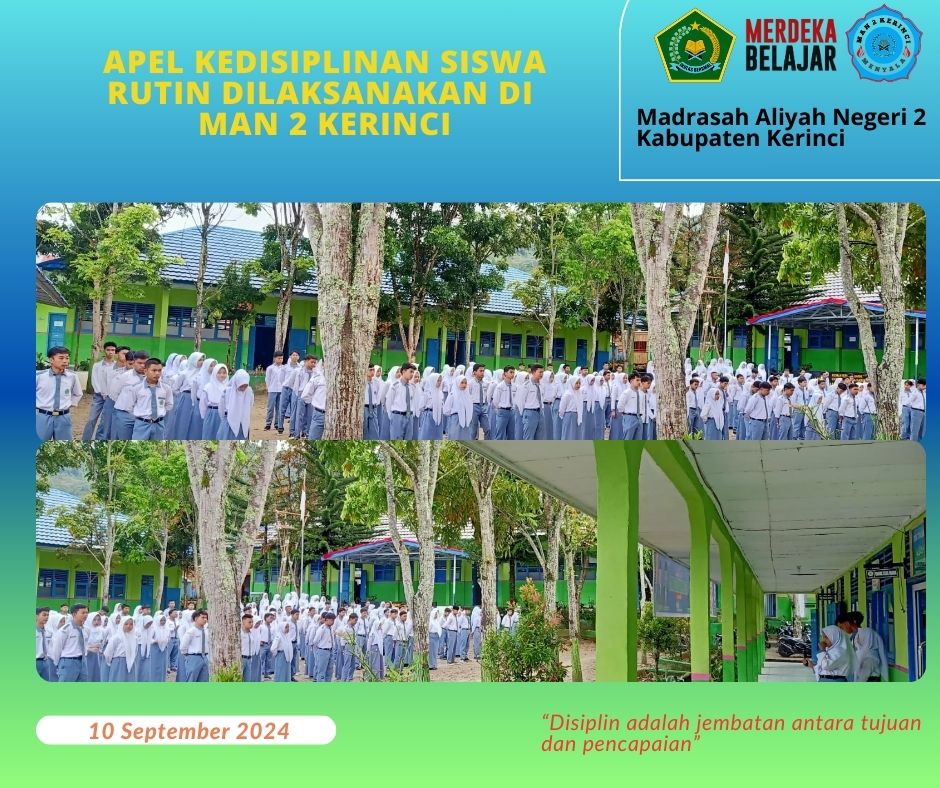 APEL RUTIN SISWA DI MAN 2 KERINCI.