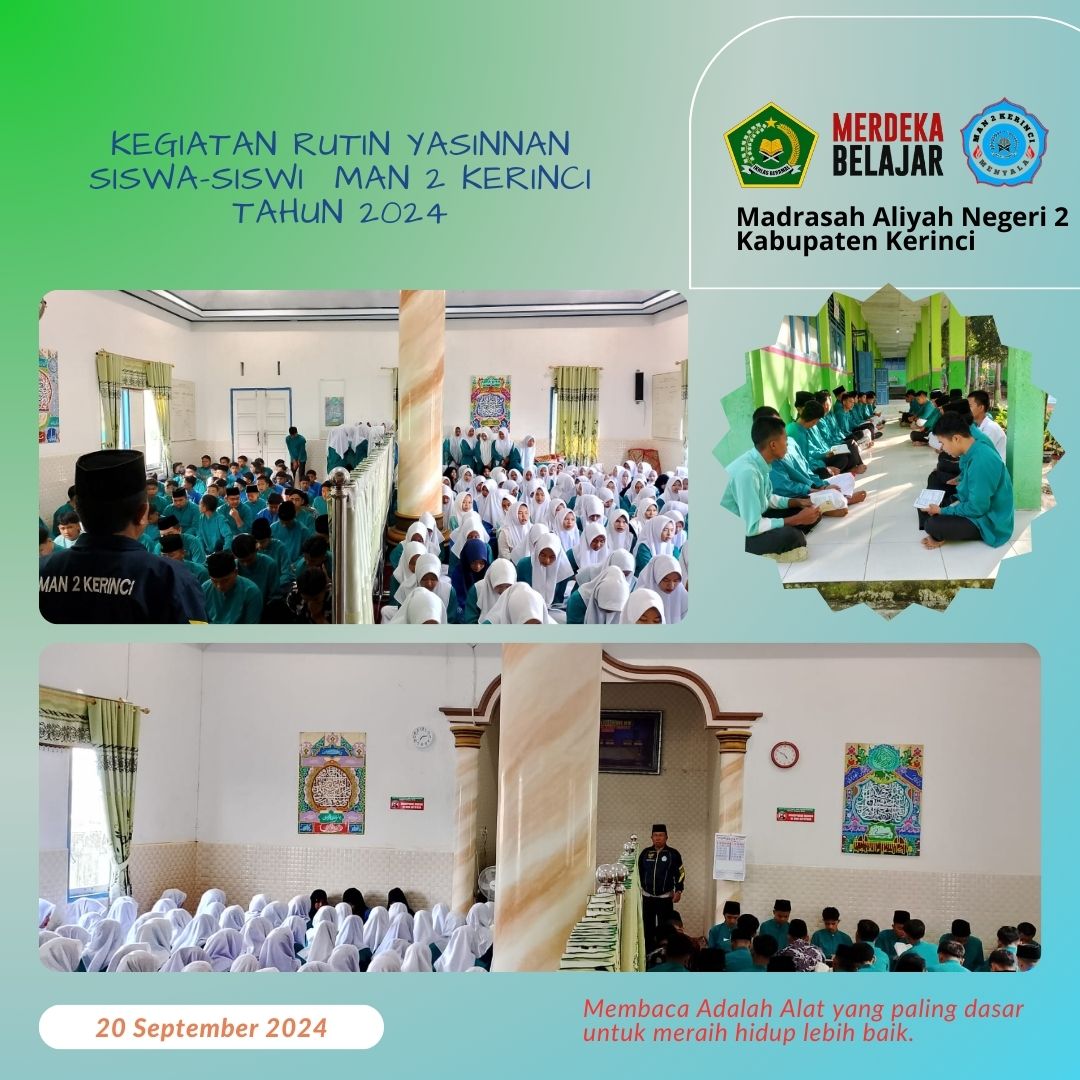Yasinan Rutin Bentuk Karakter Religius Peserta Didik