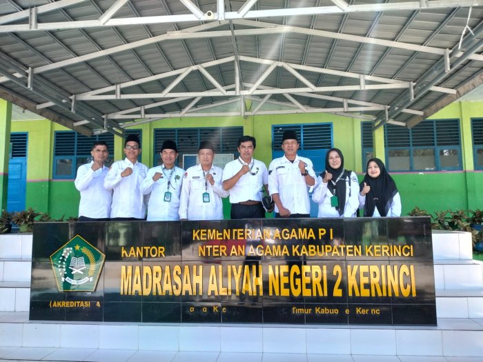 MAN 2 Kerinci Terima Kunjungan Tim Sidak Kementerian Agama