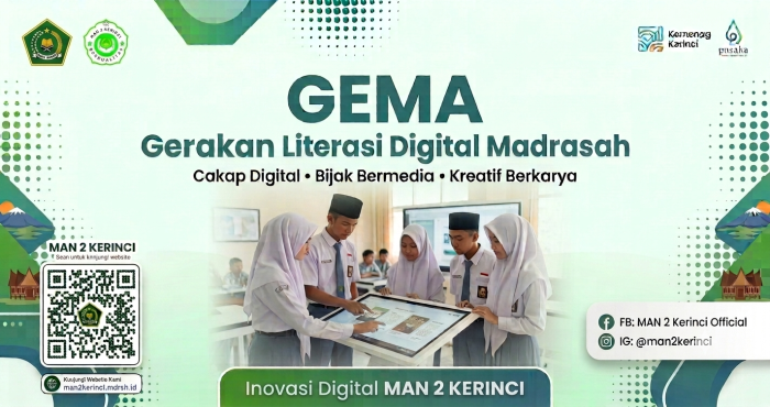 MAN 2 Kerinci Luncurkan GEMA, Perkuat Budaya Literasi Digital di Lingkungan Madrasah MAN 2 Kerinci Luncurkan GEMA, Perkuat Budaya Literasi Digital di Lingkungan Madrasah