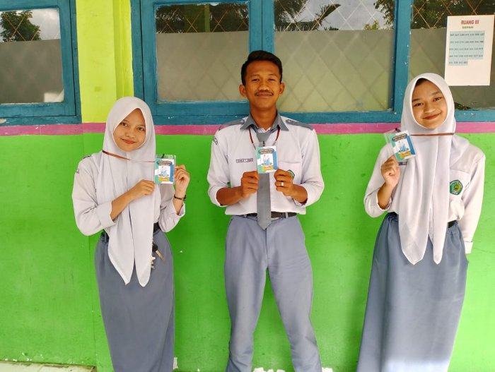 MAN 2 Kerinci Berinovasi dengan Co Card sebagai Kartu Izin Keluar Kelas.